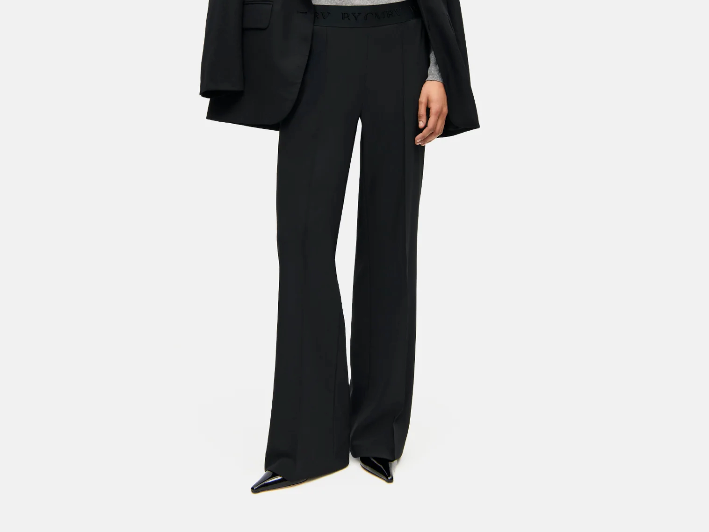 Black Flare Trousers at Gitane boutique