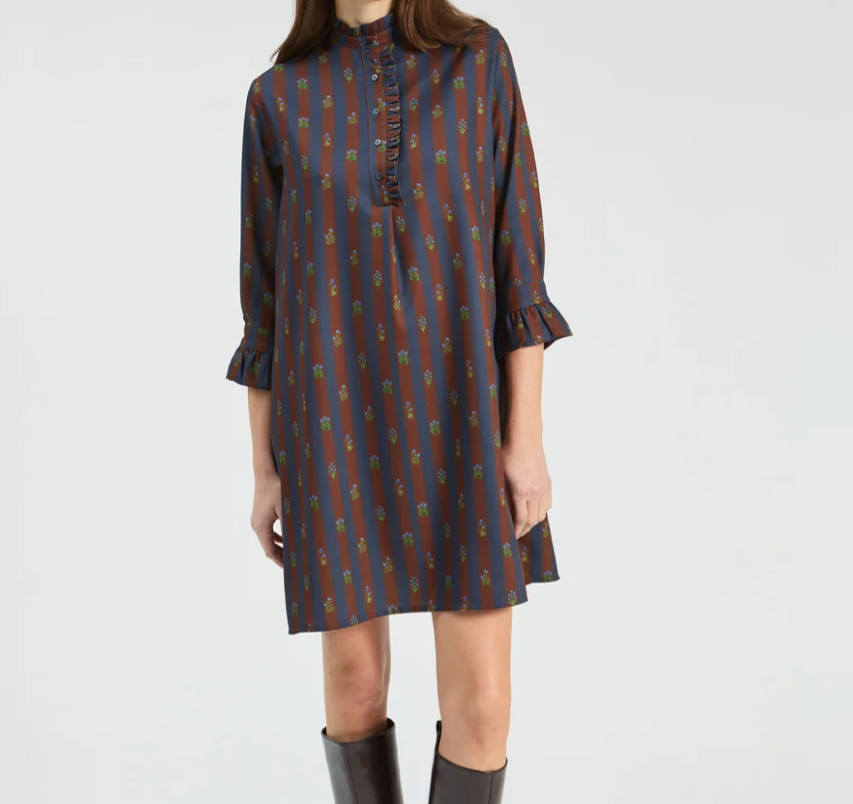 Patterned Tunic Dress at Gitane boutique