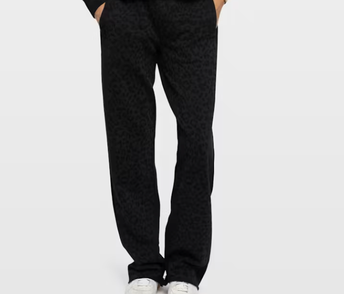Black Leopard Trousers at Gitane boutique
